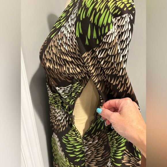 LOFT Midi 3/4 Sleeve Dress Size 0 Petite - Picture 8 of 11